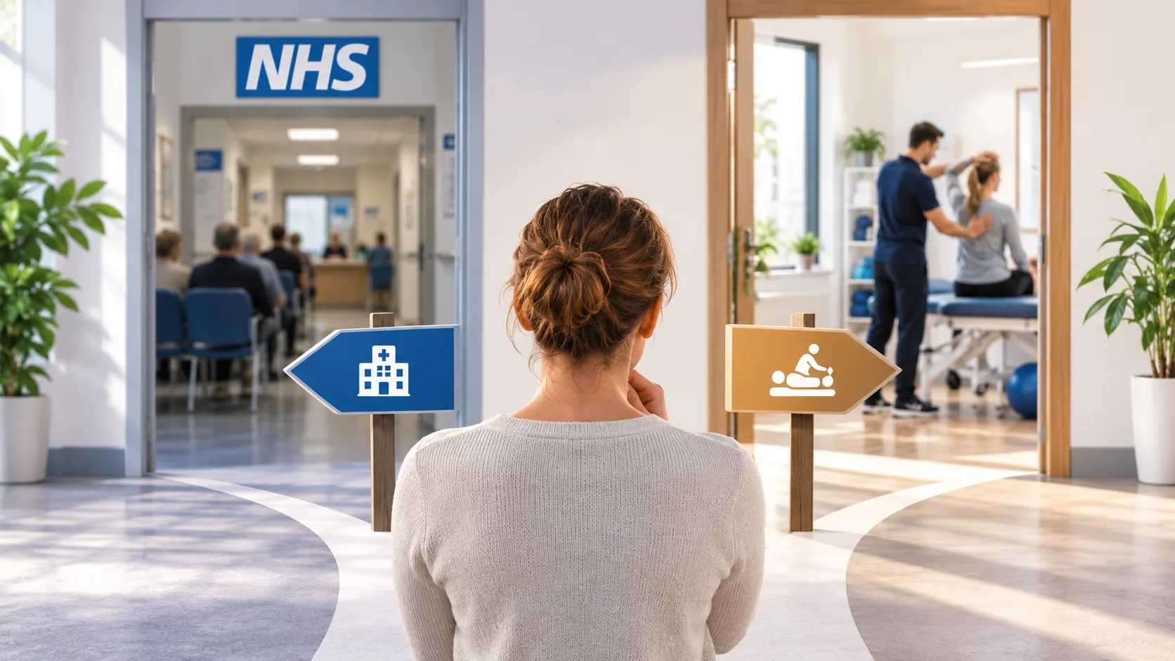Should i wait for NHS Physiotherapy or consider private treatment?