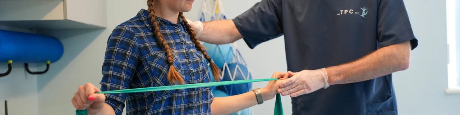 Physiotherapy treatment in the clinic
